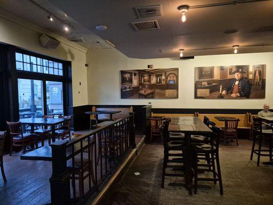 Inside dining and sitting area.