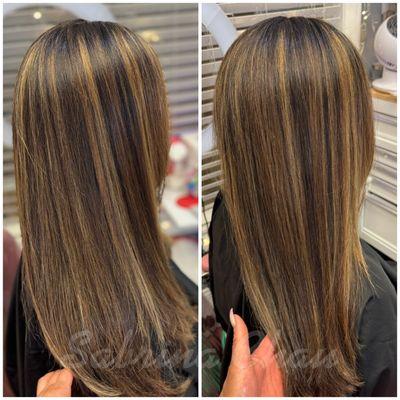 Dimensional hair color