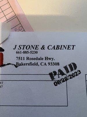 J Stone & Cabinet