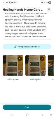 Healing Hand Home Health Care
