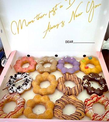 Variety of Mochi Donuts