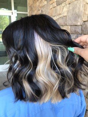 Half & half color blocking