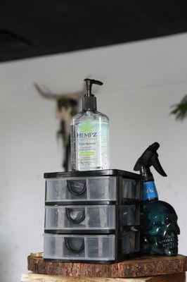 We take COVID very seriously, with wellness forms, Sanitation Stations throughout the salon, Complimentary Masks, and much more.