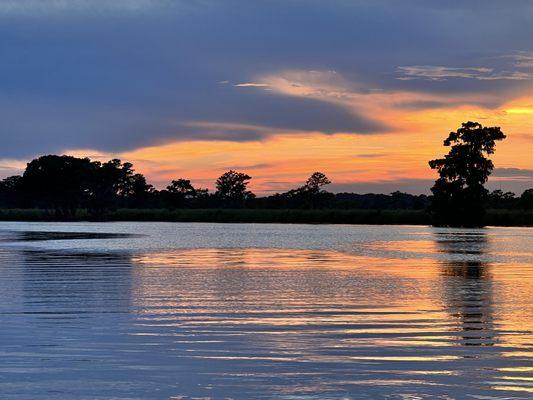 Cool picture of nearby Waccamaw River at Sunset