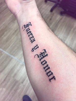 I am extremely pleased with the way this came out!! My tattoo artist was awesome @__.RIVKA.__  and very talented as well!!