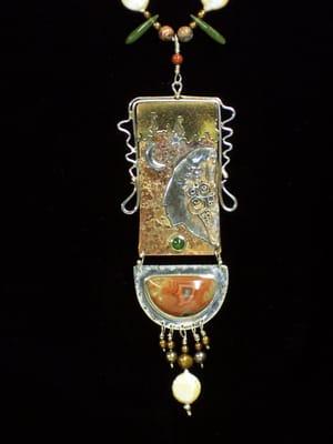 The Feminine Spirit.. Necklace by Linda Beers Aydlott.. All copyrights reserved.