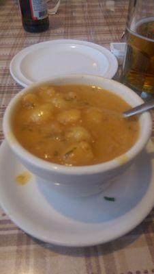 Paprikash soup of the day - delicious!