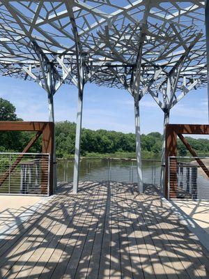 Bridge overlooking river