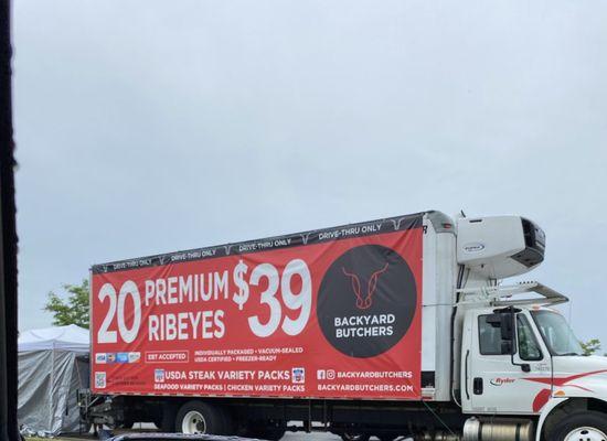 Just a truck in a parking lot lol