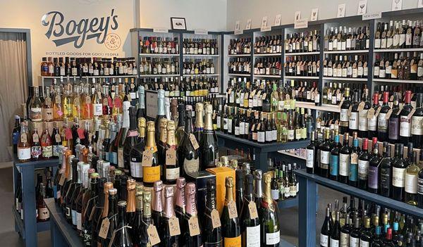 At Bogey's, our selection is always growing and never stale!