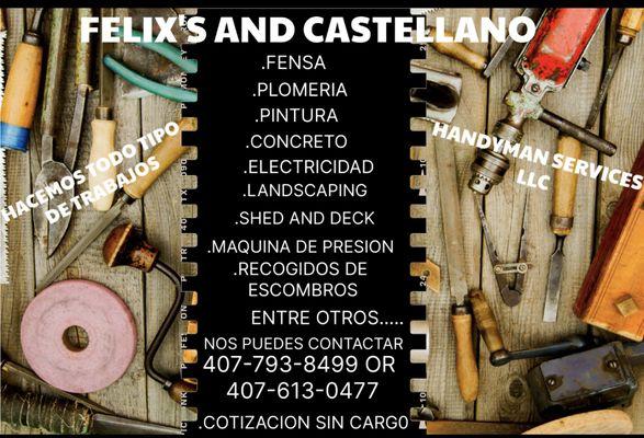 Felix’s and castellano handyman services