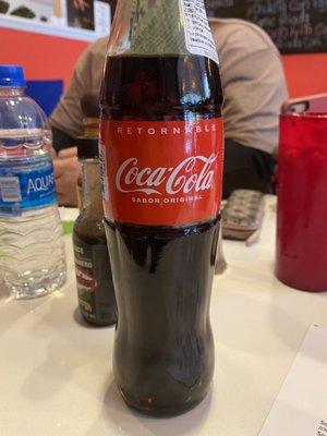 Coca-Cola with cane sugar