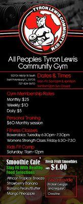 A list of our prices and offers