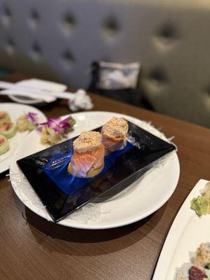 Salmon on fire - @rayz