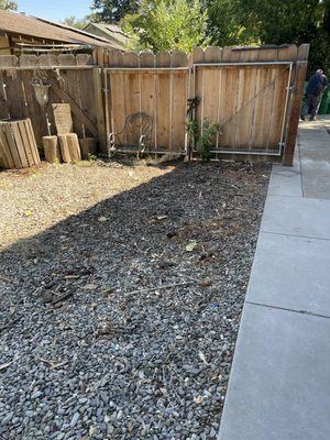 After junk was removed