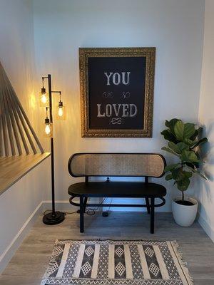 New office, same cozy vibes!