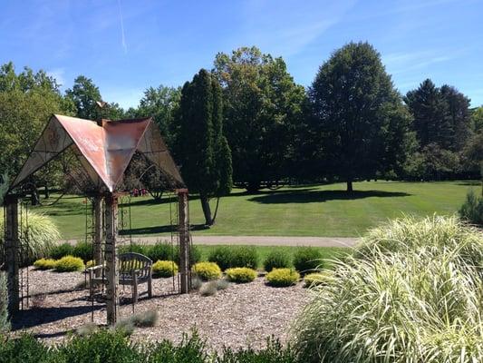 Beautiful day on the grounds of Starr Commonwealth!