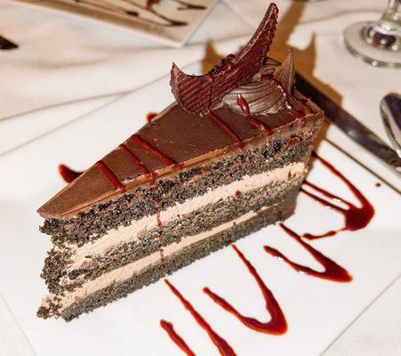 Dark side of the moon cake