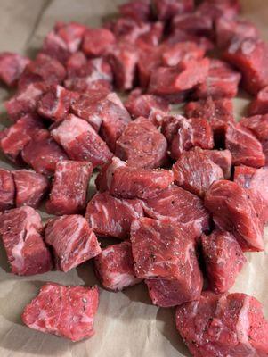 Chuck roast for beef stew!