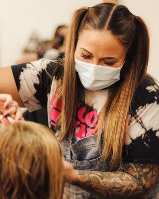 allie real okc colorist * specializing in easy-to-care-for hair * precise and creative * balayage enthusiast