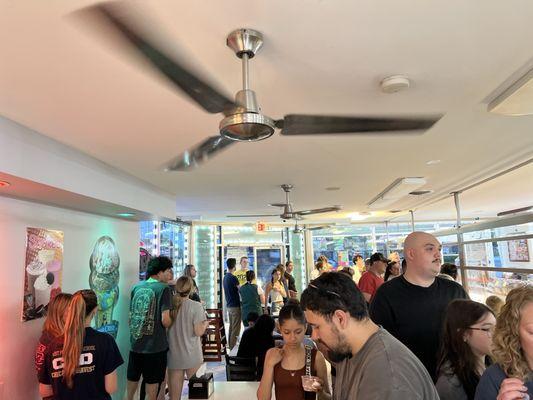 Interior craziness for ice cream