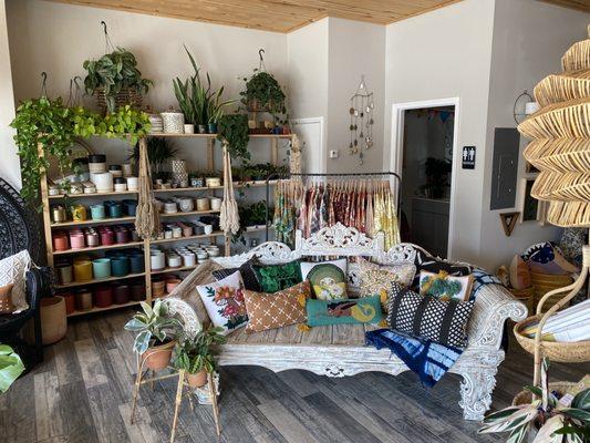 Furniture, clothing pillows and home decor