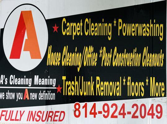 A's Cleaning Meaning