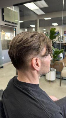 Natural looking non-surgical hair replacement for men experiencing hair loss