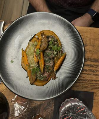 Herb crusted pork tenderloin - friend said it was delicious