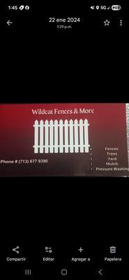 Wildcats Fences And More