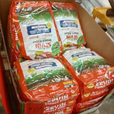 Sevin dust in larger bags