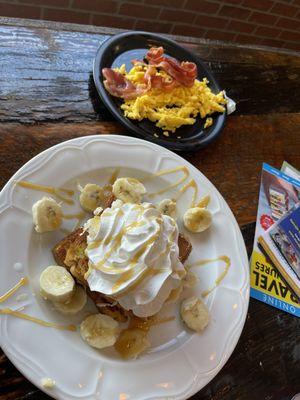 The banana cream French toast special