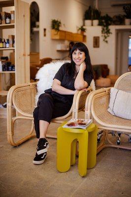 Meoki at Fox+Stone Collective salon in Fairfax