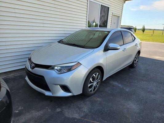 2014 corolla le eco w101k miles