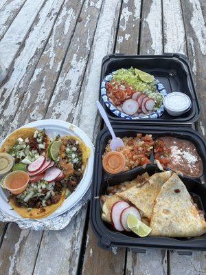 Al Pastor quesadilla