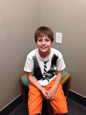 Zeus waiting to be seen