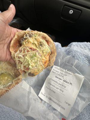 Trash!!! The patty equivalent to a slider burger. Very salty!!! The fries were  delicious! All in all not worth the stop.