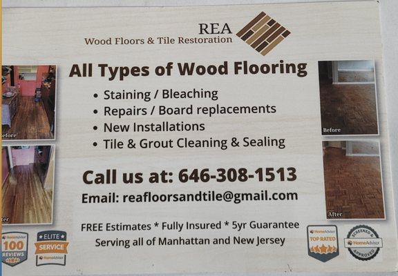 Rea Wood Floor Restoration