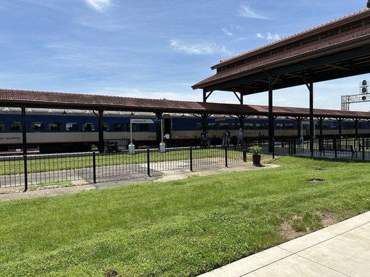 Boarding area, May 2025.