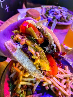 Number 2 Combo. Green Chile/Bacon burger. Highly recommend!