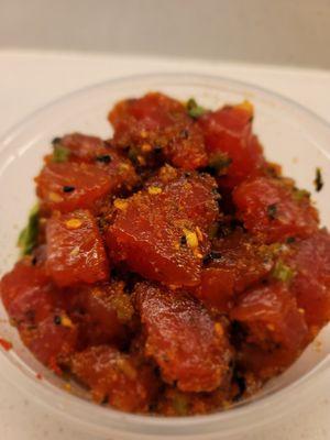 Wasabi poke (has masago)