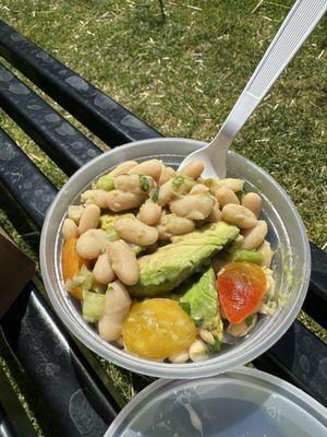 Cannellini, tomato,celery, avocado salad $10 lb