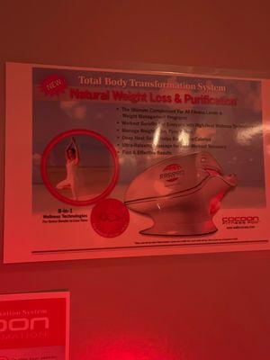 Cocoon fitness pod a sauna and workout all in one.