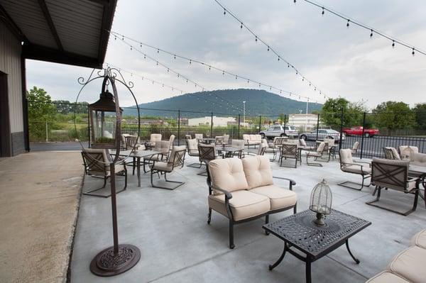 Our beautiful outdoor patio - included in every rental!