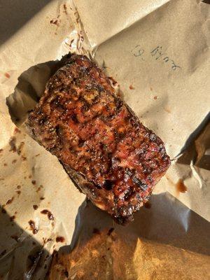 Blueberry chipotle full taco of ribs