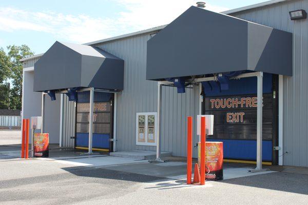 Touch-Free Car Wash Exit