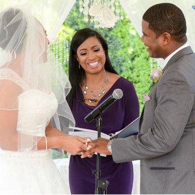 Celebrant, Officiant & Founder Aretha Gaskin