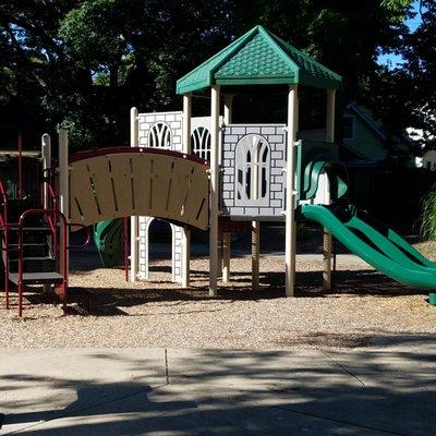 small slide/climbing equipment