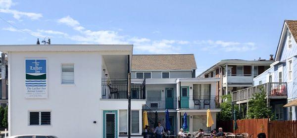 view from across the street parking lot