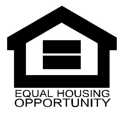 We are an Equal Housing Opportunity.